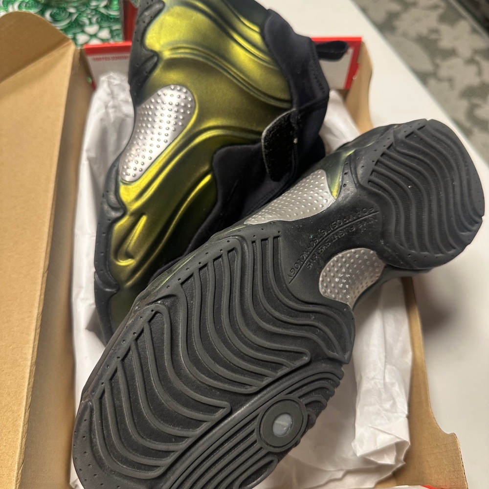 Nike Air Flightposite One (Black & Metallic Gold) aka GreenGoblin